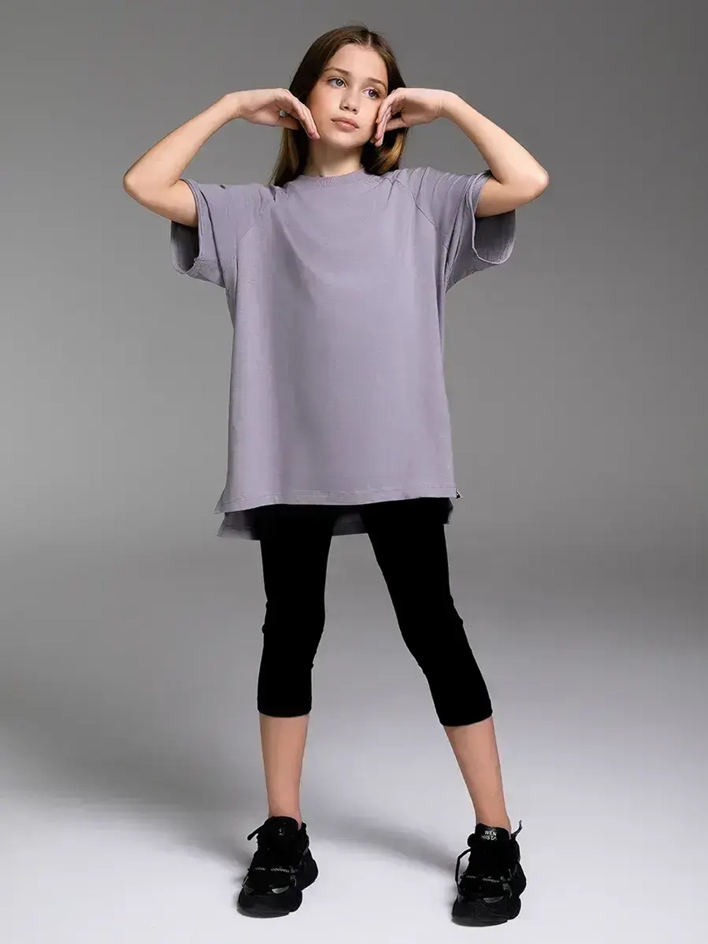 Футболка детская на физкультуру оверсайз