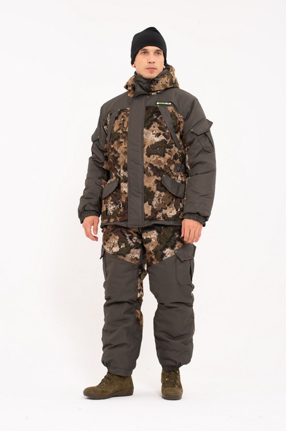 Зимний костюм для охоты и рыбалки ONERUS "Горный -45" (Алова, Бежевый) Полукомбинезон
