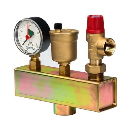 ViEiR Группа безопасности котла обычная 3/4" СТАЛЬ (AQ1113)