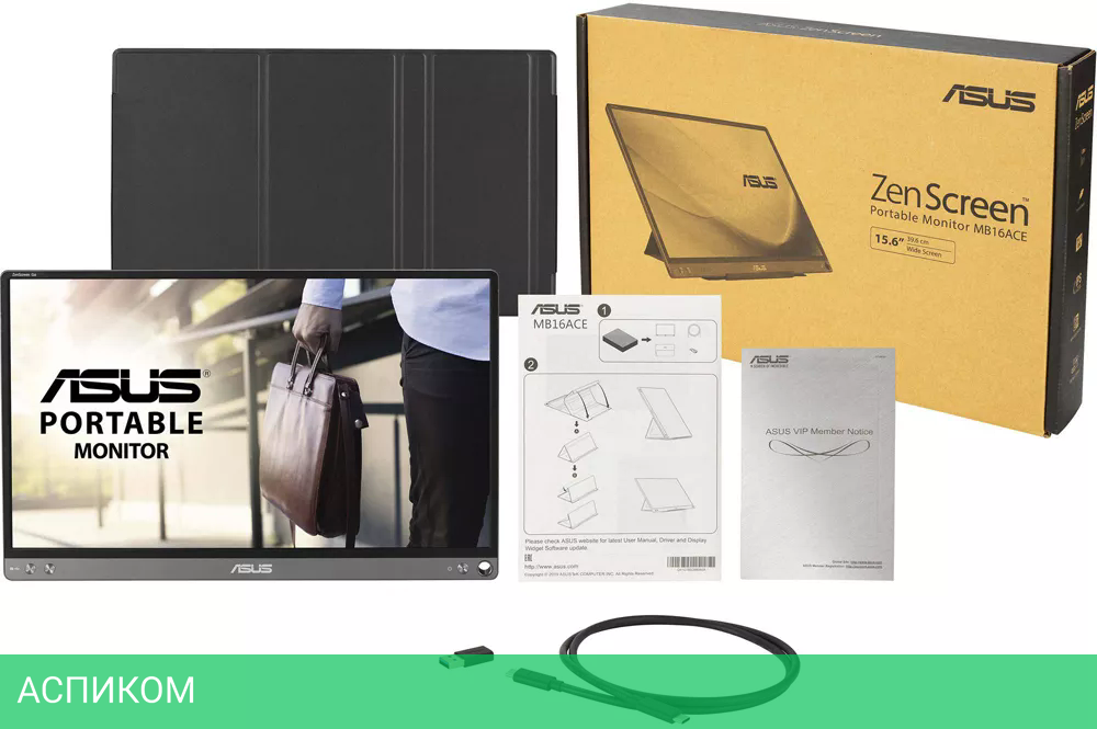Портативный монитор Asus ZenScreen MB16ACE