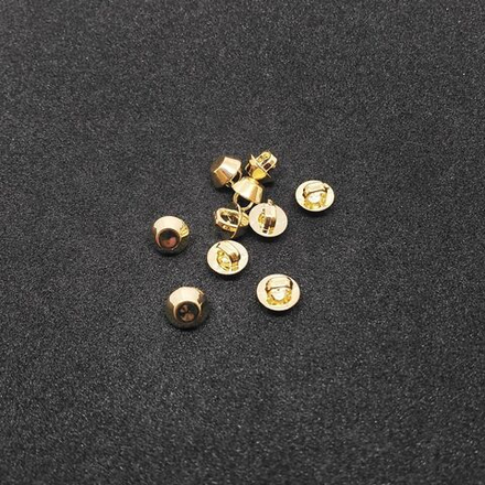 Т100 декор пришив.элемент, 7 мм, цв.золотой