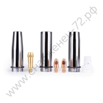 FoxWeld Набор комплектующих MIG-40 (2 наконечника, 3 сопла, 1 держ. након., 1 диффузор газ., пр-во FoxWeld/КНР)