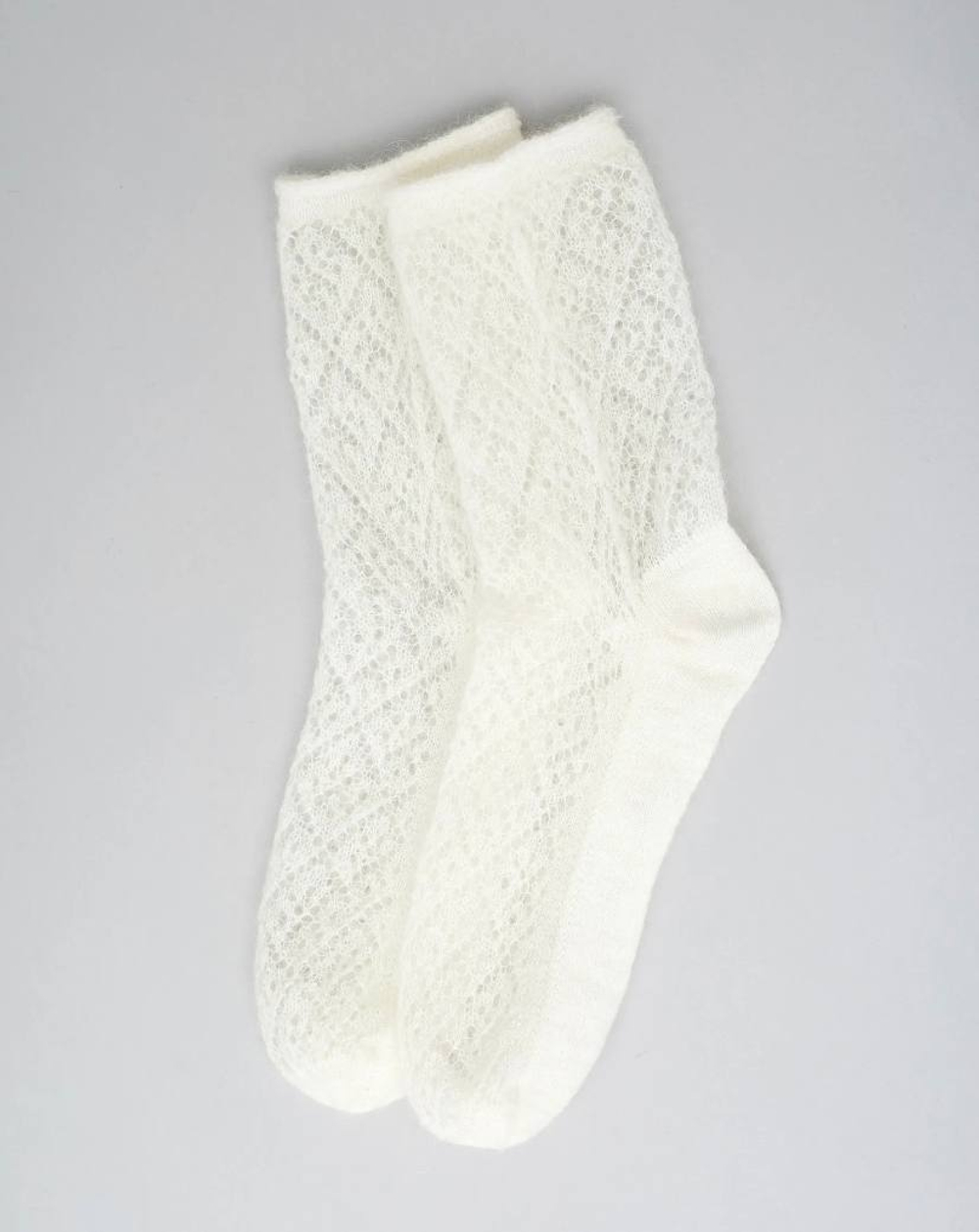 Носки женские ажурные Н234-02 экрю