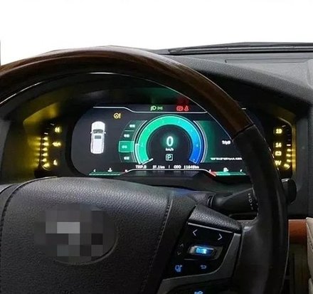 Электронная панель приборов Toyota Land Cruiser 200 2007-2015 - Carmedia NH-LCD-T01 с LCD / ЖК 12.3" экраном QLED