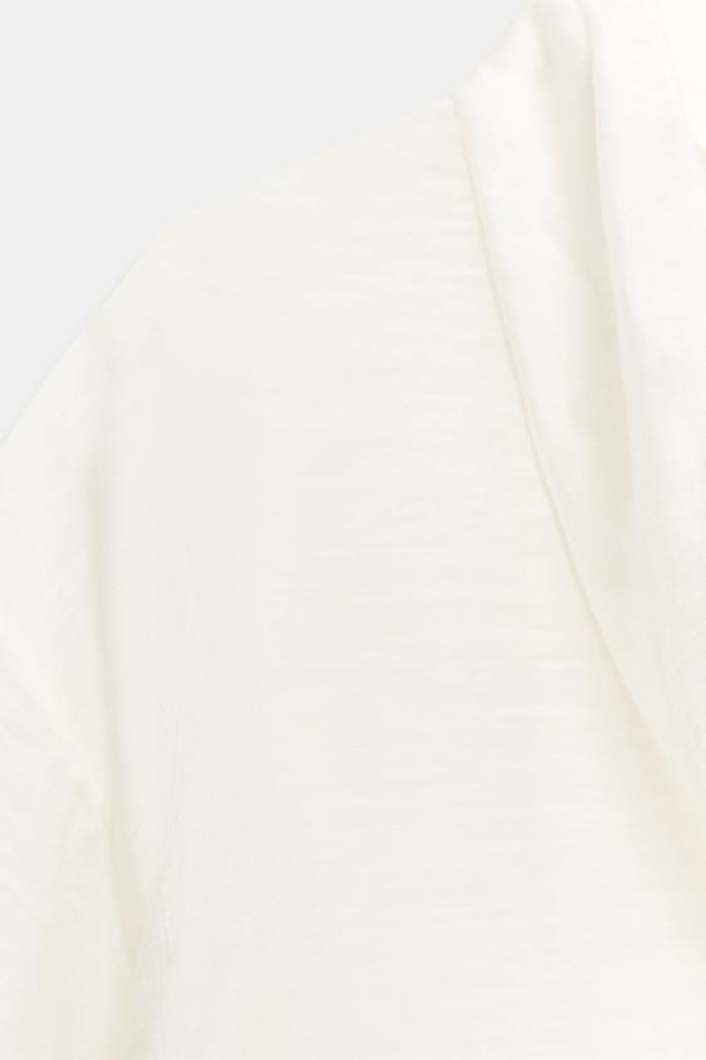 ZARA РУБАШКА С ШАРФОМ — ZW COLLECTION, БЕЛЫЙ