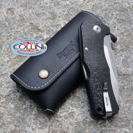 Складной нож Lion Steel "TM1" L/TM1 CS c клинком из стали Uddeholm Sleipner®, рукоять карбон