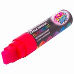 Маркер меловой "POP-ART" КРАСНЫЙ, 15 мм, сухостираемый, для гладких поверхностей, BRAUBERG, 151539