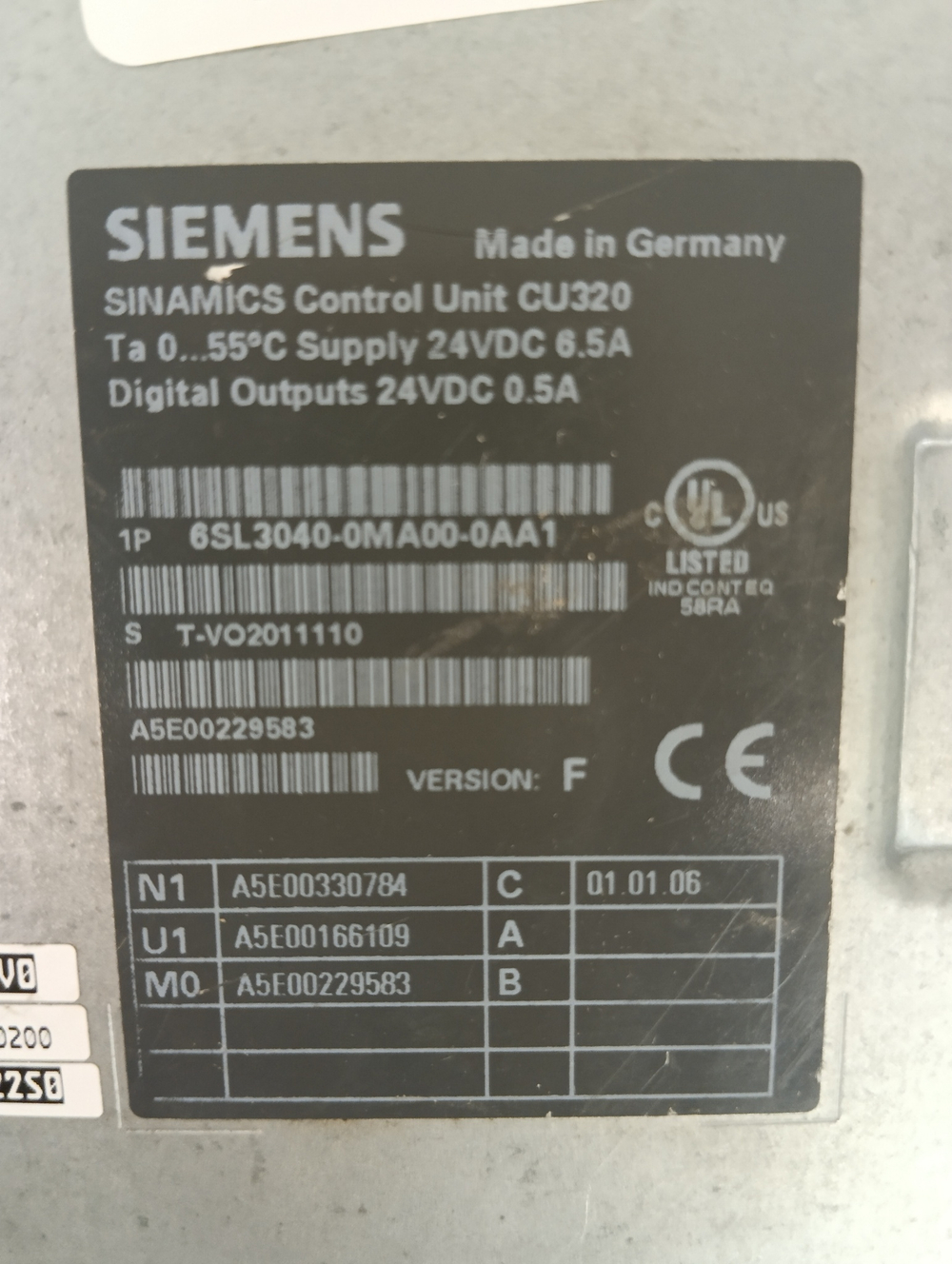 Siemens 6SL3040-0MA00-0AA1 б/у