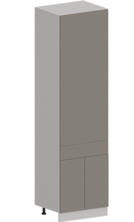 Кухня Модуль ШП1Я 600 Ликата / Теплый серый