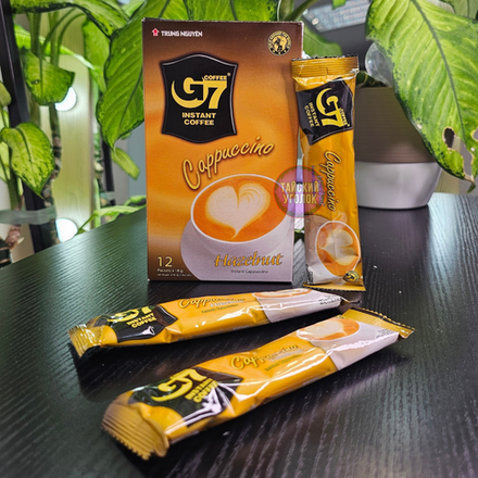 Кофе растворимый Капучино Trung Nguyen G7 Cappuchino 12 пакетиков по 18 гр