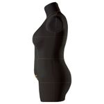 Манекен портновский Моника, торс, размер 52, цвет черный. Вид сбоку.