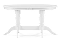 Деревянный стол Эритрин 140(180)х80х77 белый / белый