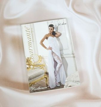 Колготки женские , белые SP PARTHENON 40den, S/M