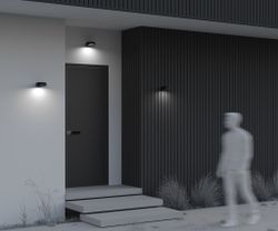 Уличный настенный светодиодный светильник Maytoni Share O443WL-L12GF3K