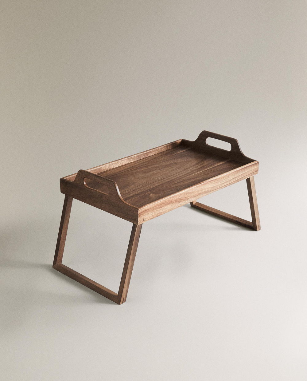 Zara Home Поднос из дерева, цвет бежевый, 52 см