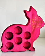 Подставка для яиц из  дерева кедр (менажница)