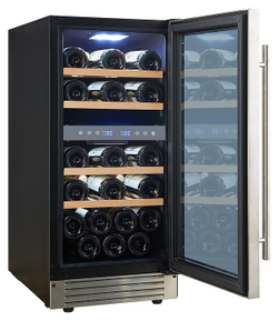 Винный шкаф Cellar Private CP027-2T серебристая дверь
