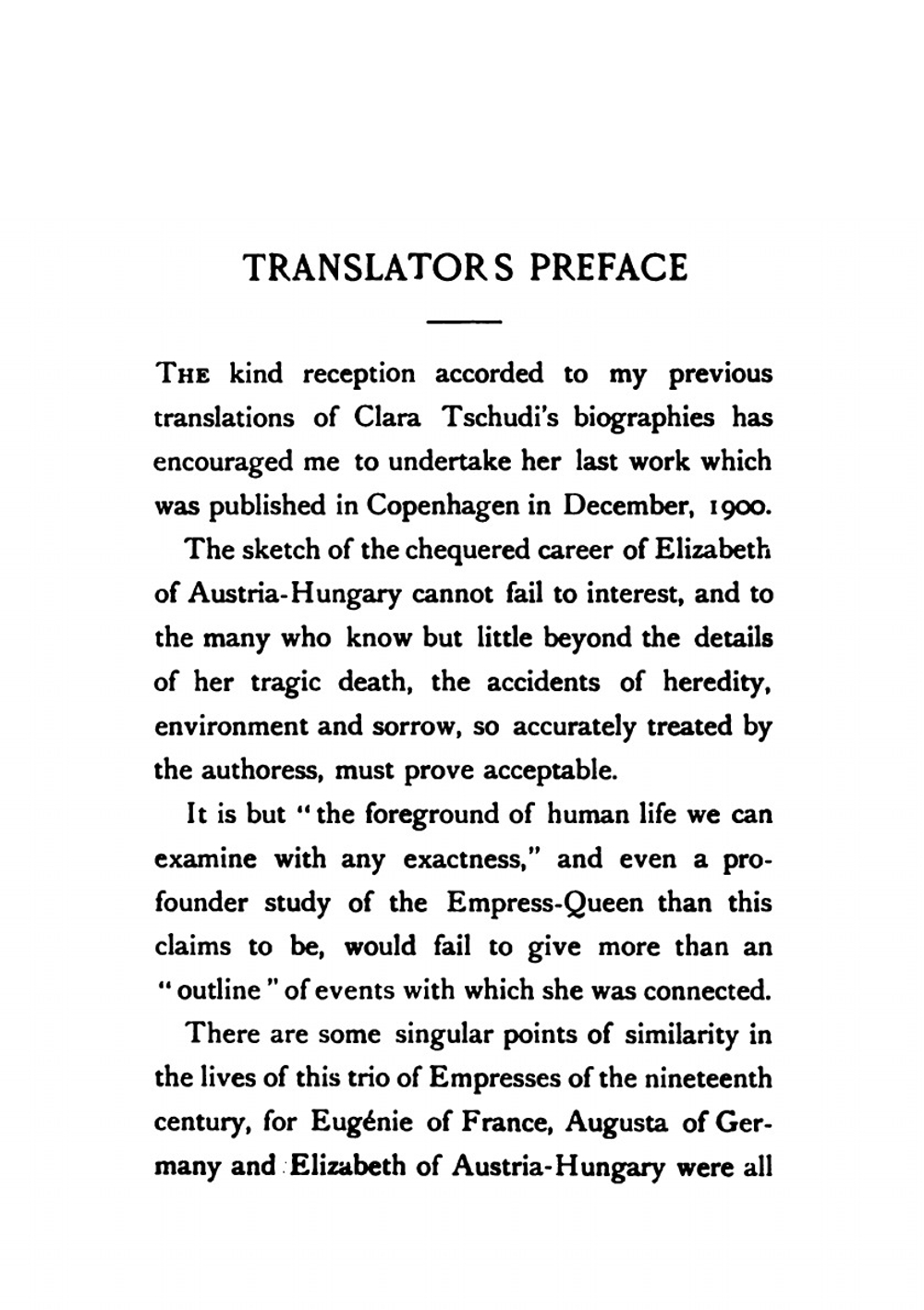 Elizabeth, Empress of Austria and Queen of Hungary | Clara Tschudi