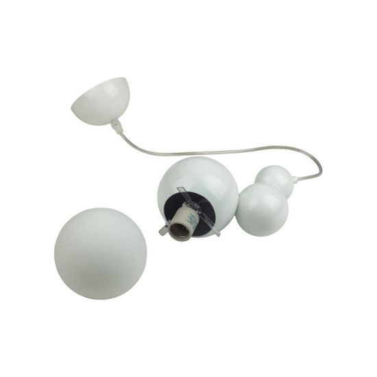 6565/1A MODERNI LN25 118 белый/белый матовый/металл/стекло Подвес E27 1*40W 220V BLASEN