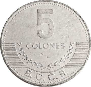 5 колонов 2008 Коста-Рика