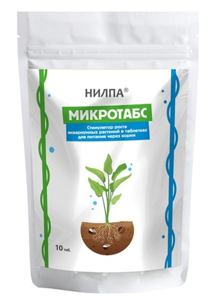 НИЛПА МИКРОТАБС  Корневое удобрение для аквариумных растений 10 таб