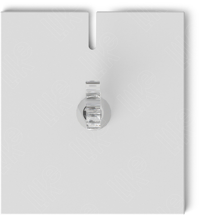 Вкладыш акриловый/наклонный/для кольца/зажим для кольца/прорезь для нитки