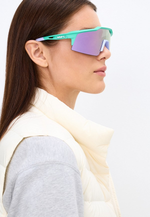 Спортивные очки с диоптриями 100% Speedcraft SL / Soft Tact Mint / HiPER Lavender Mirror Lens
