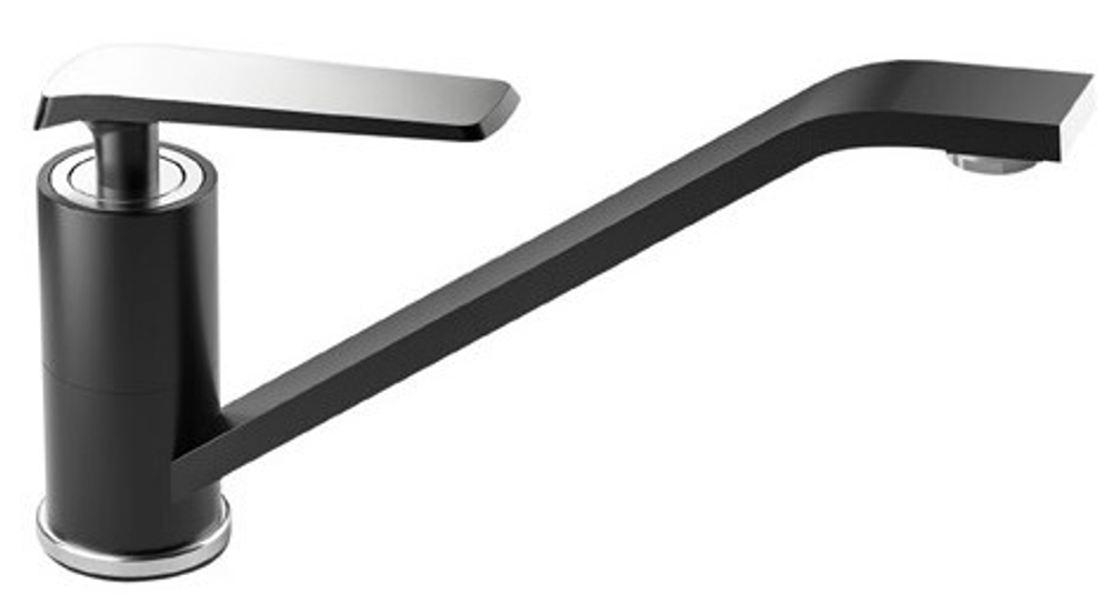 333522-C Смеситель од. для кухни низ. (черный) ViEiR (10/1шт)