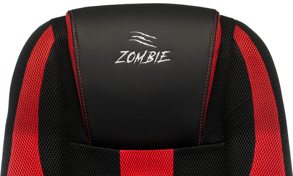 Кресло игровое Бюрократ ZOMBIE 9 RED
