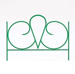 Заборчик садовый «Волна» 57*66*330см (5 деталей)