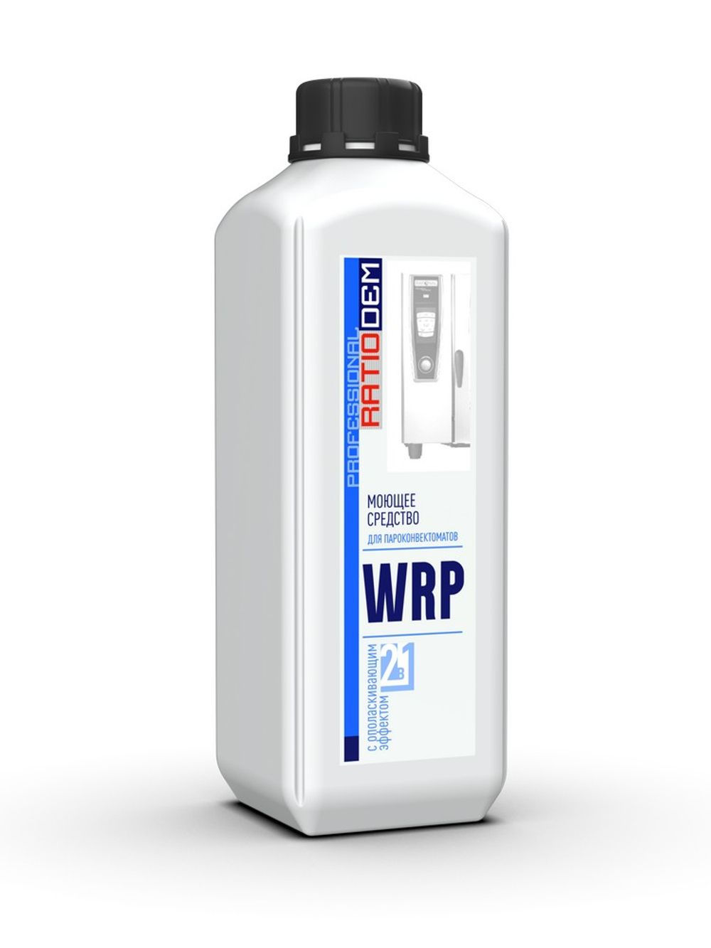 RatioDem WRP (новый) Моющее средство с ополаскивающим эффектом 2 в 1 для пароконвектоматов UNOX, альтернатива для DB1076A0, упаковка 10 бутылок по 1л.