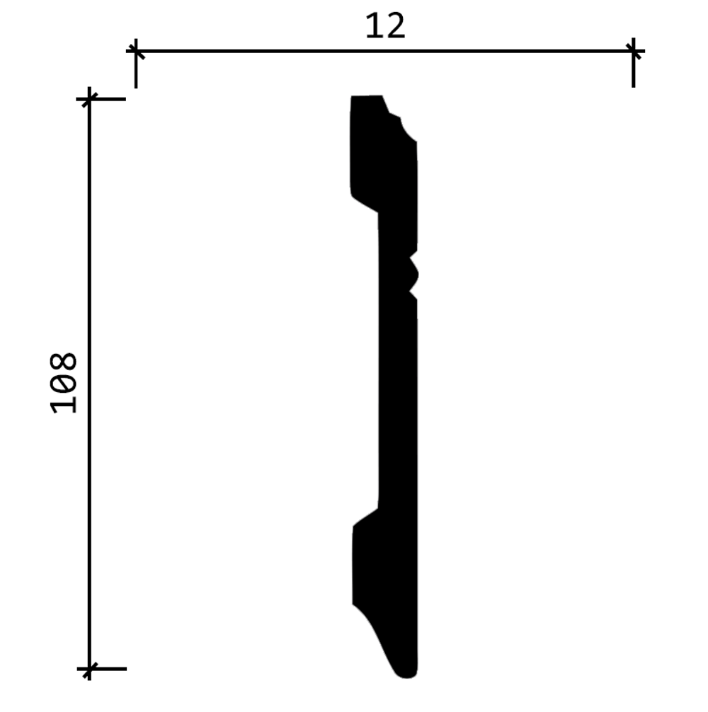 Плинтус DD105