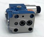 DBW10B2-5X/100CG24N9K4 - Предохранительный клапан Ду10 с давлением настройки до 100 бар, управление - X и Y - внутренние с разгрузкой B = открыт с электроуправлением G24