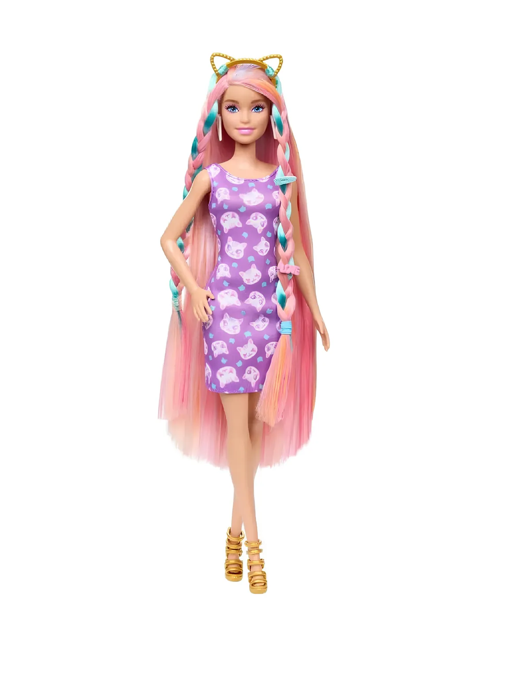 Кукла Барби Fun and Fancy HKT96 Mattel, модный образ и аксессуары