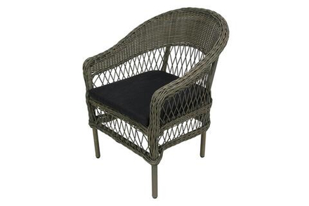 Кресло Garden Story Бейхан (подушка темно-серая)