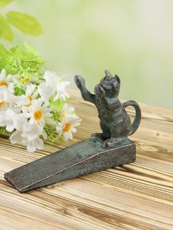 Iron Garden Дверной упор "Кошка играющая"