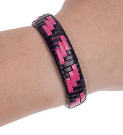 Y-BKB018 Браслет цветной нат.кожа