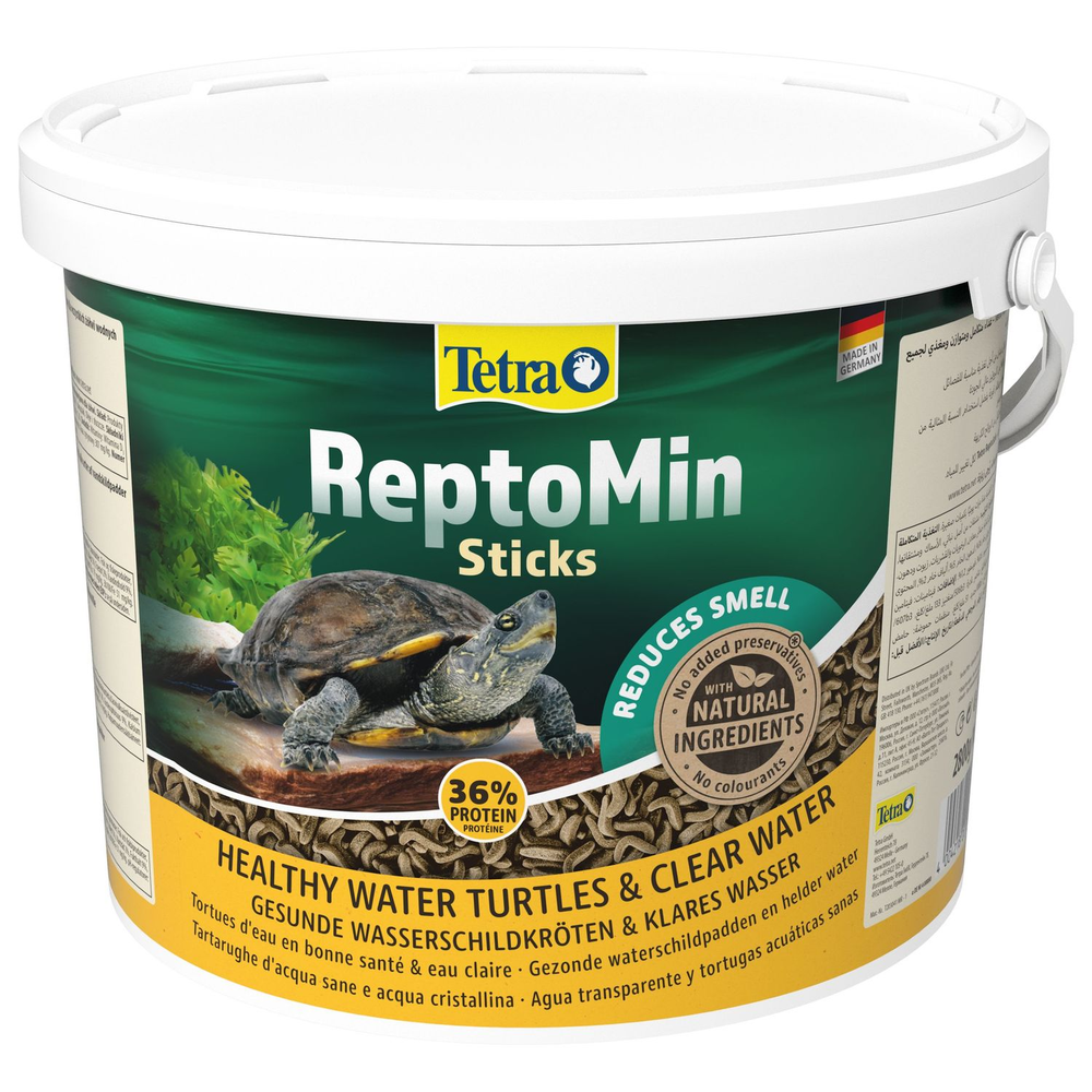 Tetra ReptoMin корм в виде палочек для водных черепах 10 л (ведро)