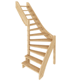 Лестница на второй этаж ЛС-92м/2 Левая