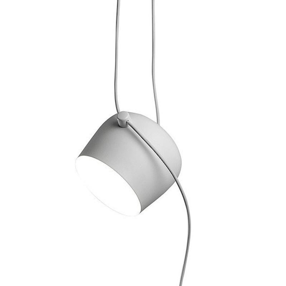 Pendant design lamp  AIM by Flos (3 lampshade ,  White)