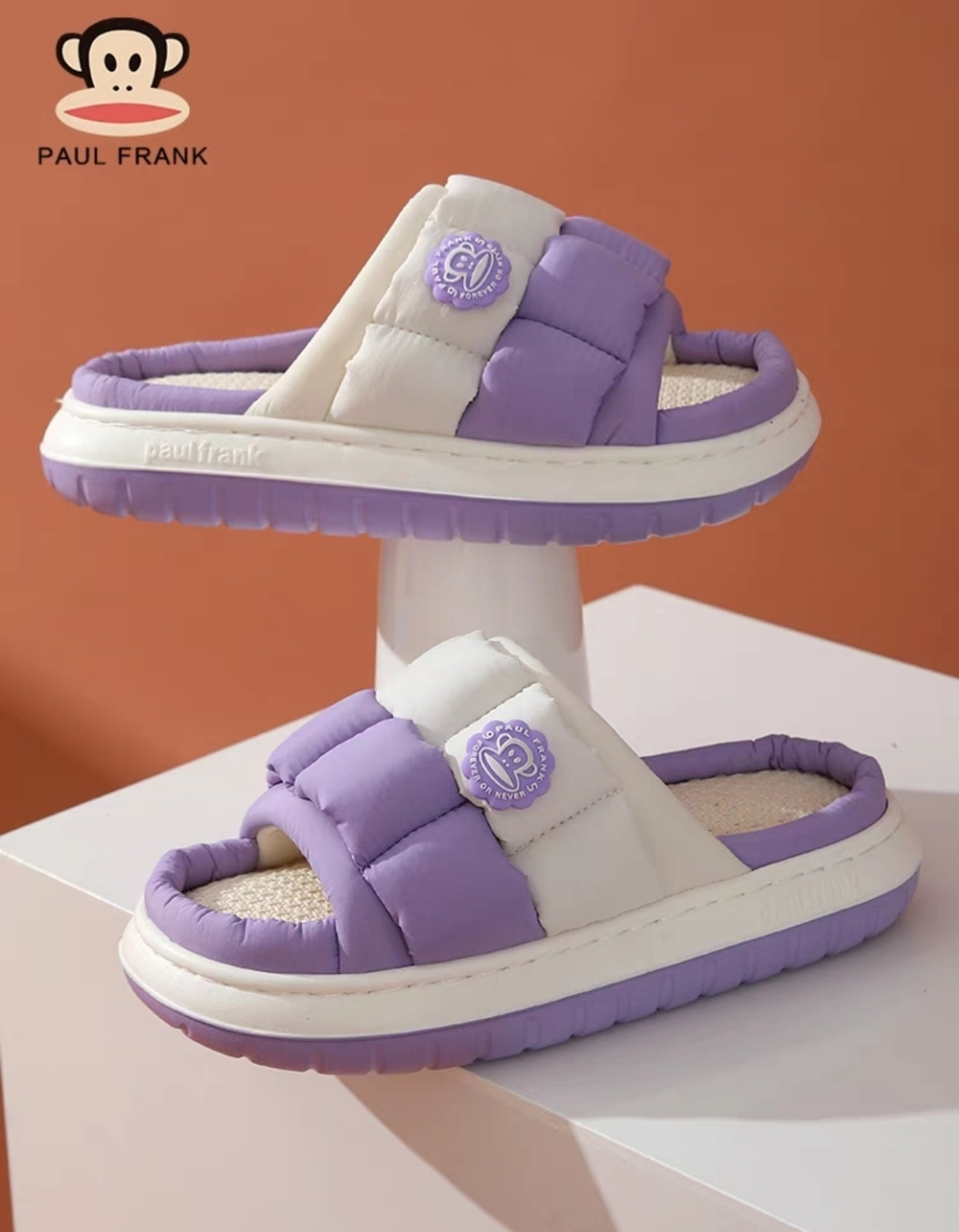 Домашние тапочки Paul Frank Bow (Purple)