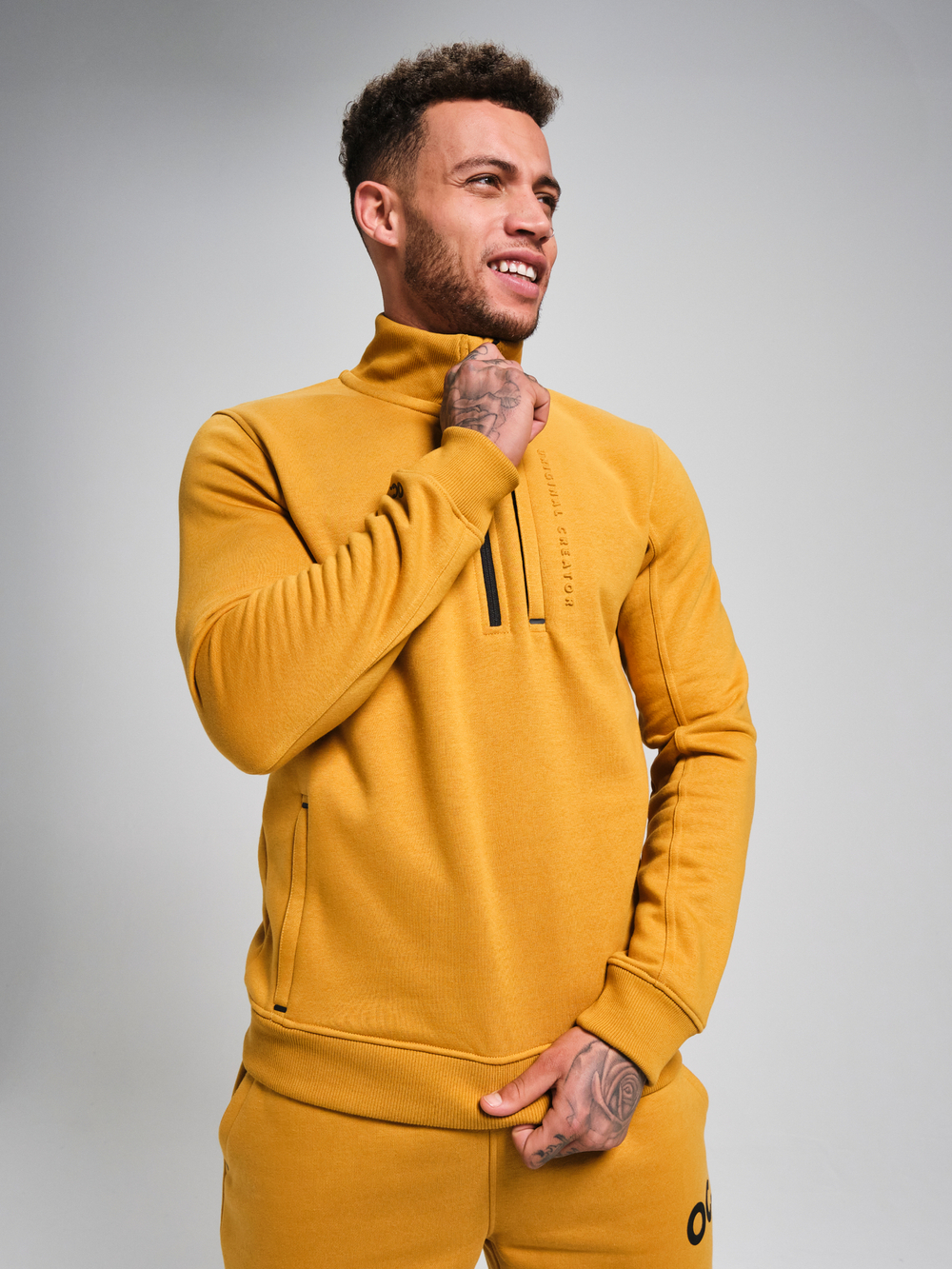 Свитшот с короткой молнией ORIGINAL CREATOR HALF ZIP, Желтый