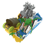 Надувная горка "Мир пиратов"