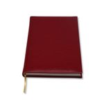 Ежедневник Lediberg Nebraska кремовый блок Красный