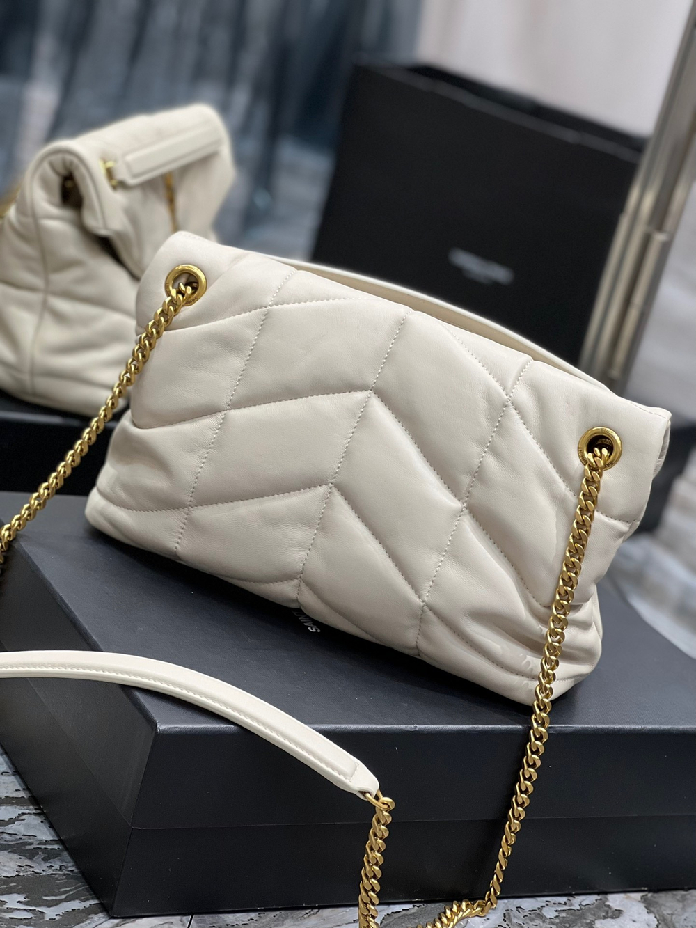 Saint Laurent Loulou Puffer Bag 29 cm