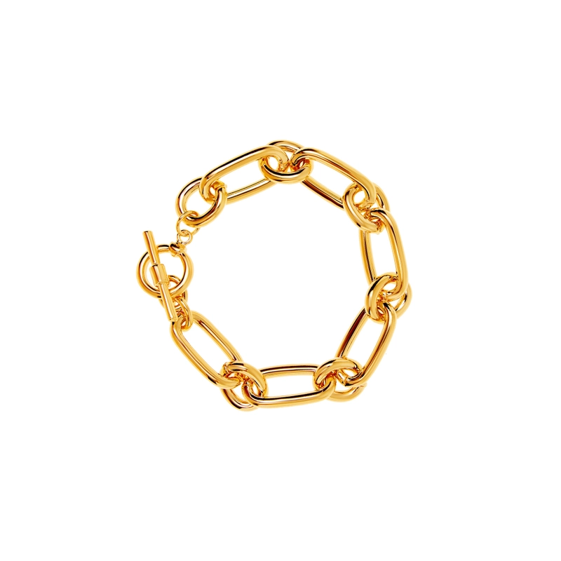 Браслет Элегантный Изгиб – Золото