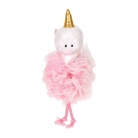 Мочалка детская Банные штучки Единорожка 17х12см soft, нейлон