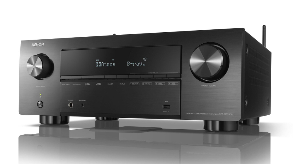 AV-ресивер Denon DRA-800H, 2 канала, Wi-Fi/Bluetooth, 4K, черный
