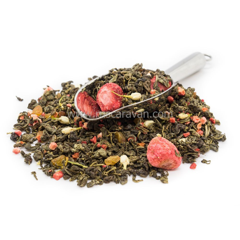 7725D Чай зеленый ароматизированный ЭЛИТНАЯ коллекция "Дыхание августа"