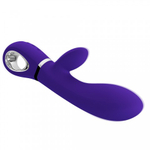 Вибратор-кролик Thomas Super Soft (20 см) синий